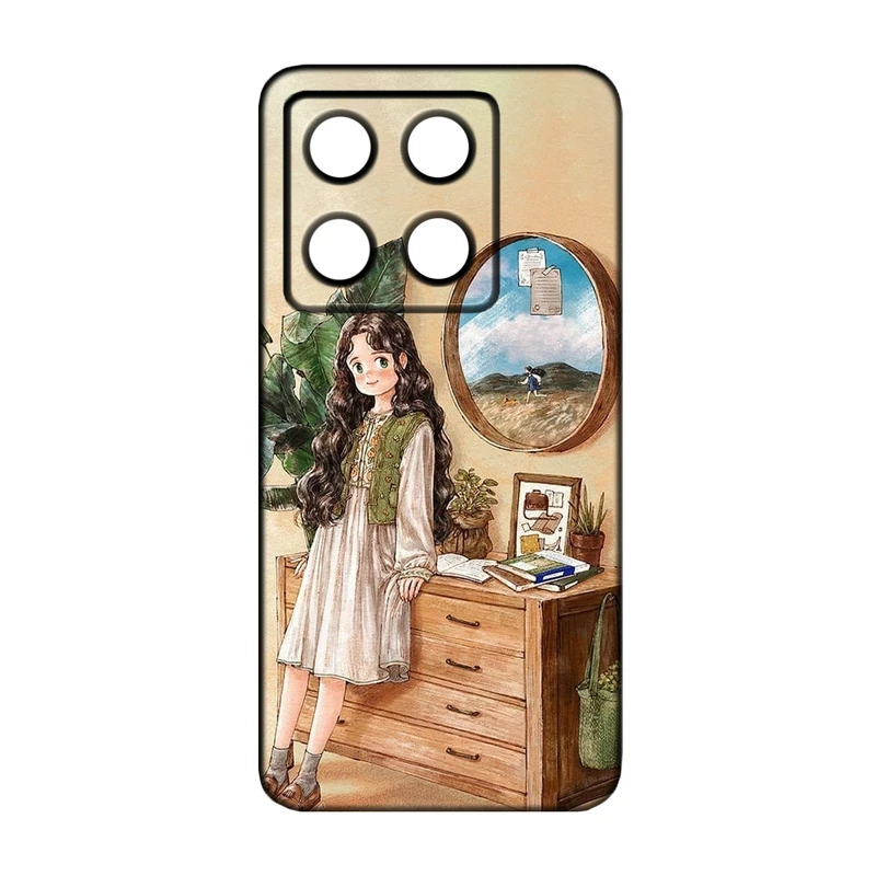 کاور طرح دخترانه کد 182 مناسب برای گوشی موبایل شیائومی 14T