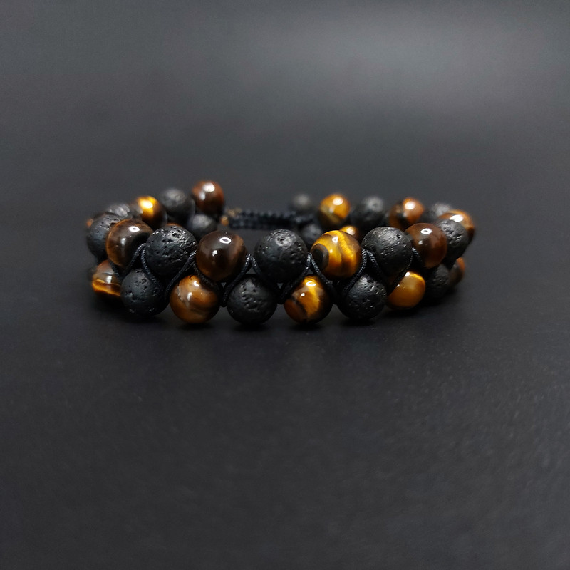 دستبند ناماسته مدل چشم ببر آتشفشان 56 دستبند ناماسته مدل چشم ببر آتشفشان 56