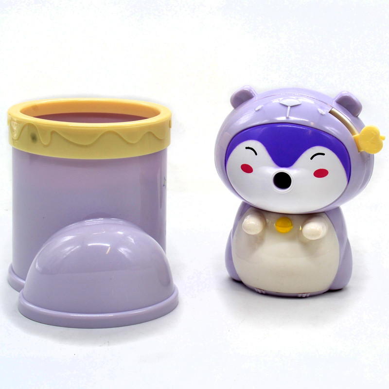 تراش رومیزی فانتزی مدل گربه با جامدادی