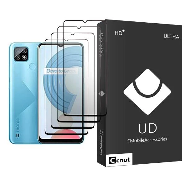 محافظ صفحه نمایش کوکونات مدل UDB Ultra MIX004 مناسب برای گوشی موبایل ریلمی C21 بسته چهار عددی