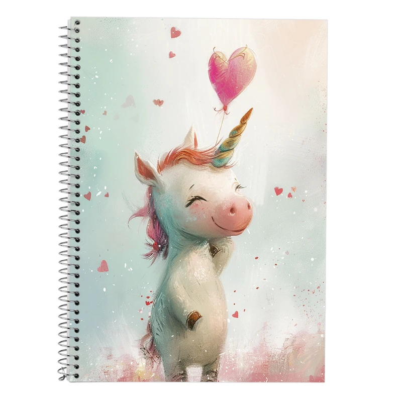 دفتر زبان 50 برگ مدوپد مدل دو خط طرح عاشقانه love کد DF14229