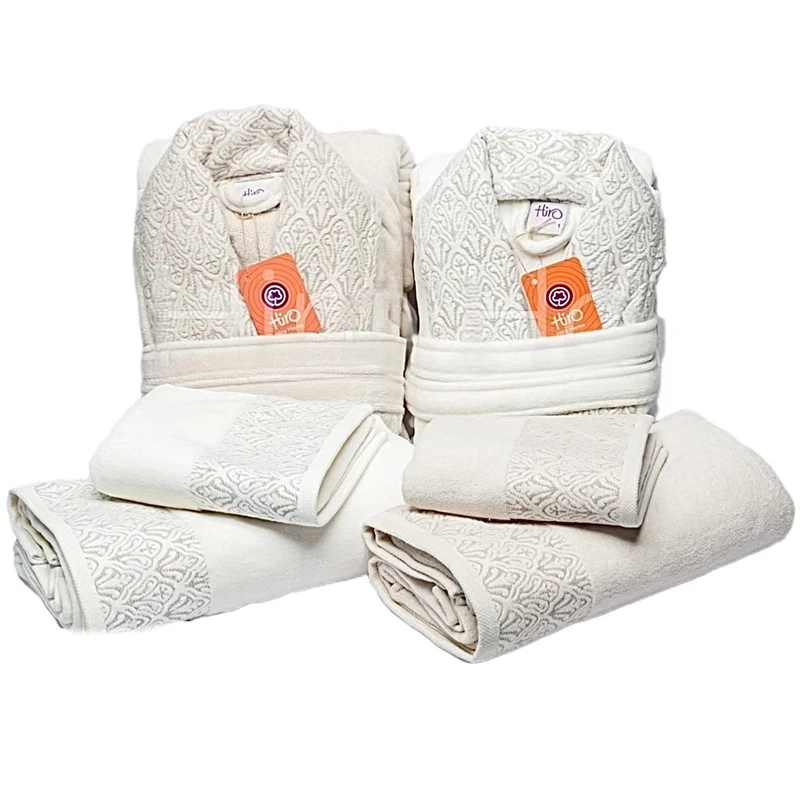 سرویس حوله پالتویی 10 تکه هیرو مدل کاریزما