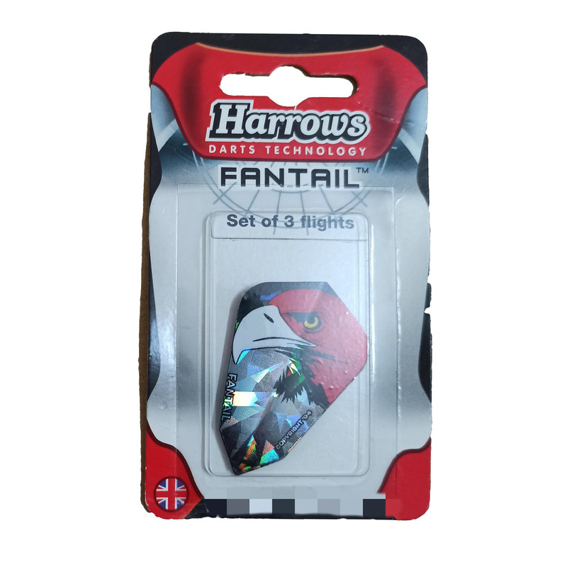 پر یدک دارت هاروس مدل fantail بسته 12 عددی