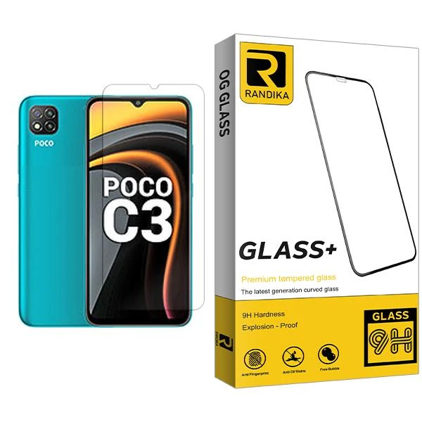 محافظ صفحه نمایش راندیکا مدل Glass MIX001 مناسب برای گوشی موبایل شیائومی Poco C3