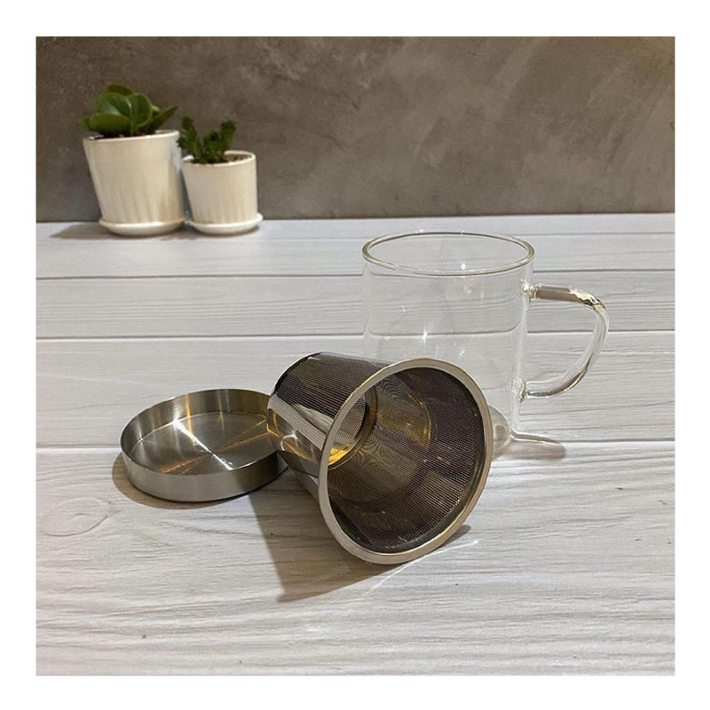 لیوان دمنوش ساز مدل کلاسیک