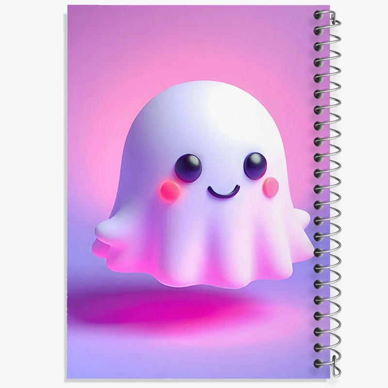 دفتر ژورنال نویسی 50 برگ خندالو مدل نقطه ای طرح روح کوچولو کد F7244