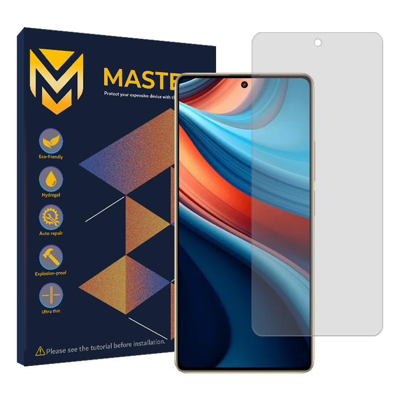 محافظ صفحه نمایش شفاف مستر مدل Resistant مناسب برای گوشی موبایل شیائومی Redmi Note 13R Pro