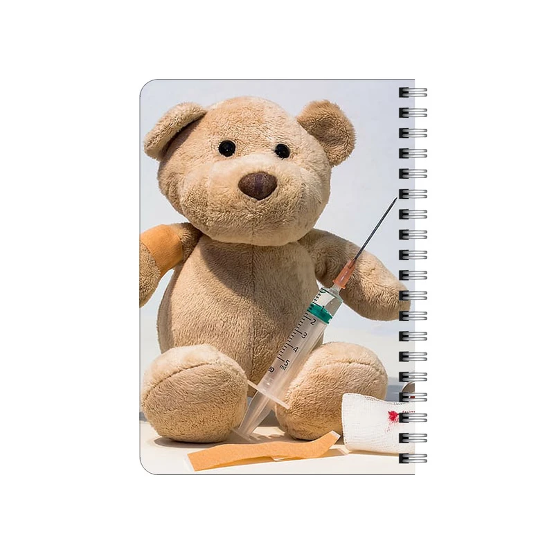 دفترچه یادداشت بامبیلیپ مدل چوبی طرح خرس دکتر کد 0183297