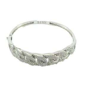 دستبند نقره زنانه مدل 24546