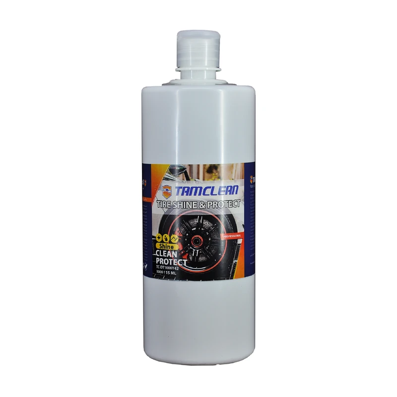 واکس لاستیک خودرو تام کلین مدل TC-DT1000Y42 حجم 1000 میلی لیتر