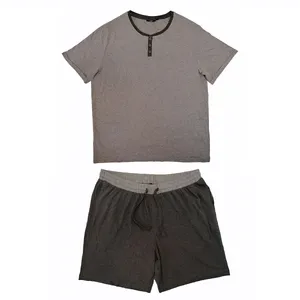 ست تی شرت و شلوارک مردانه کیابی مدل 7199017