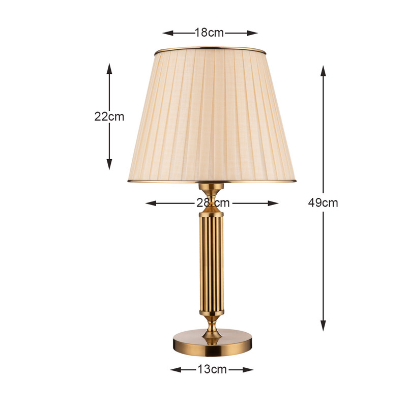 آباژور رومیزی کارنتیس مدل کارتر کد KT-049