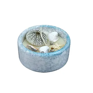 شمع دست ساز مدل لبه دار طرح ستاره دریایی