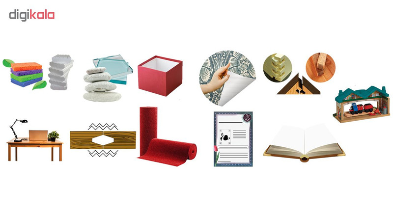 چسب کاغذد دیواری 30 کاره گیاهی هل مدل Organic حجم 300 میلی لیتر