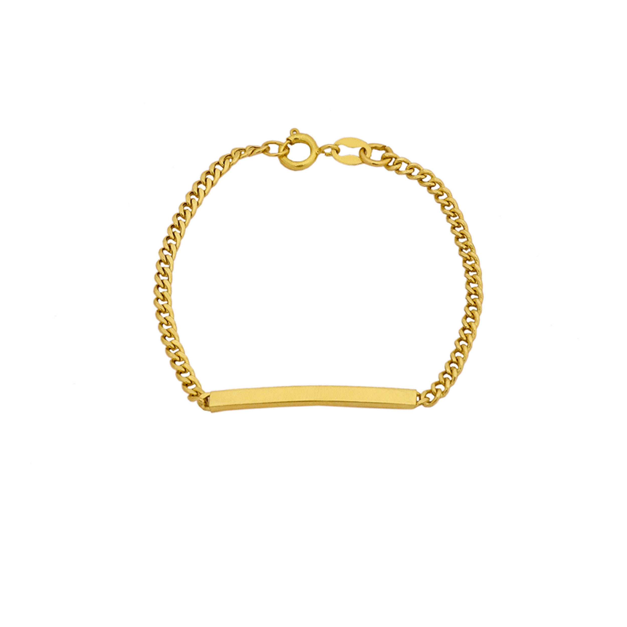 دستبند طلا 18 عیار دخترانه هور گالری مدل Rkb100 -  - 3