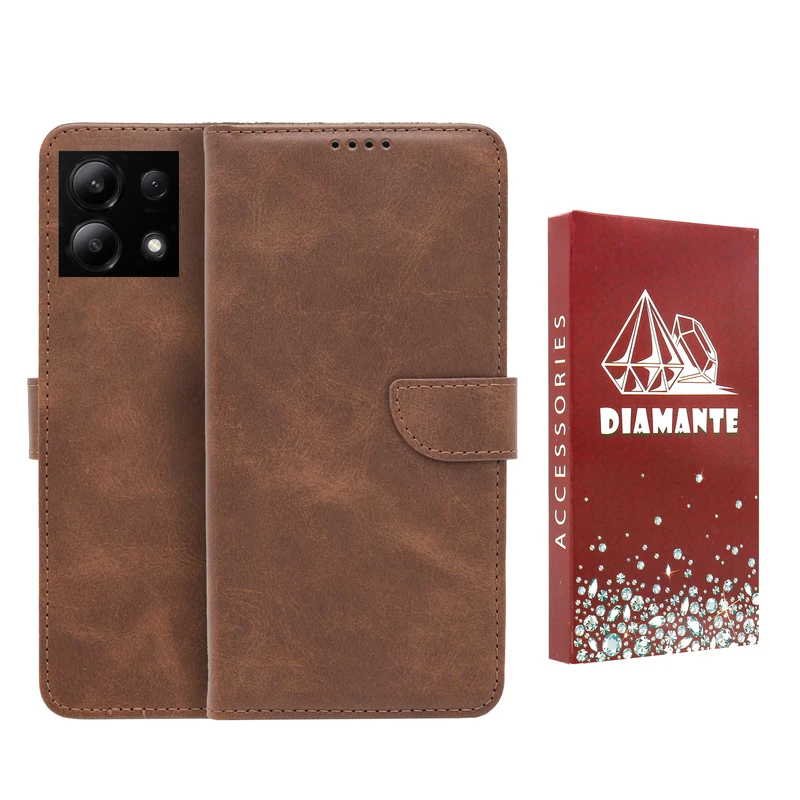 کیف کلاسوری دیامانته مدل Bers Ros مناسب برای گوشی موبایل شیائومی Redmi Note 13 4G