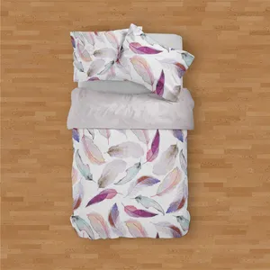 سرویس روتختی مدوپد طرح پرریزان مدل PAT00227 یک نفره 4 تکه