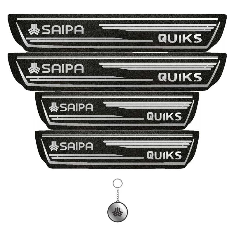 برچسب پارکابی خودرو لندمون کد LM201 MS مناسب برای کوییک اس مجموعه 4 عددی به همراه جاکلیدی