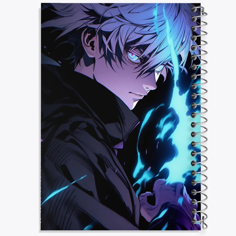 دفتر لیست خرید 50 برگ خندالو طرح گوجو ساتورو انیمه جوجوتسو کایزن کد F1612