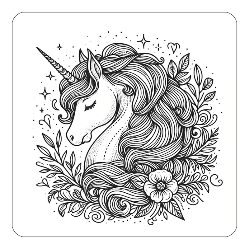 مگنت کاکتی طرح اسب تک شاخ و یونیکورن مدل mp31418