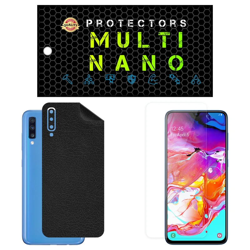 محافظ صفحه نمایش مولتی نانو مدل X-SFL مناسب برای گوشی موبایل سامسونگ Galaxy A70 به همراه برچسب پوششی