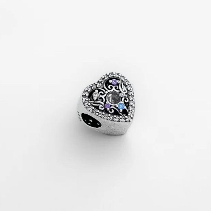 آویز گردنبند نقره زنانه پاندورا مدل Heart charm 65220