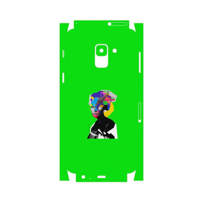 برچسب پوششی ماهوت مدل Collage of Women Portrait 3-FullSkin مناسب برای گوشی موبایل سامسونگ Galaxy A8 2018