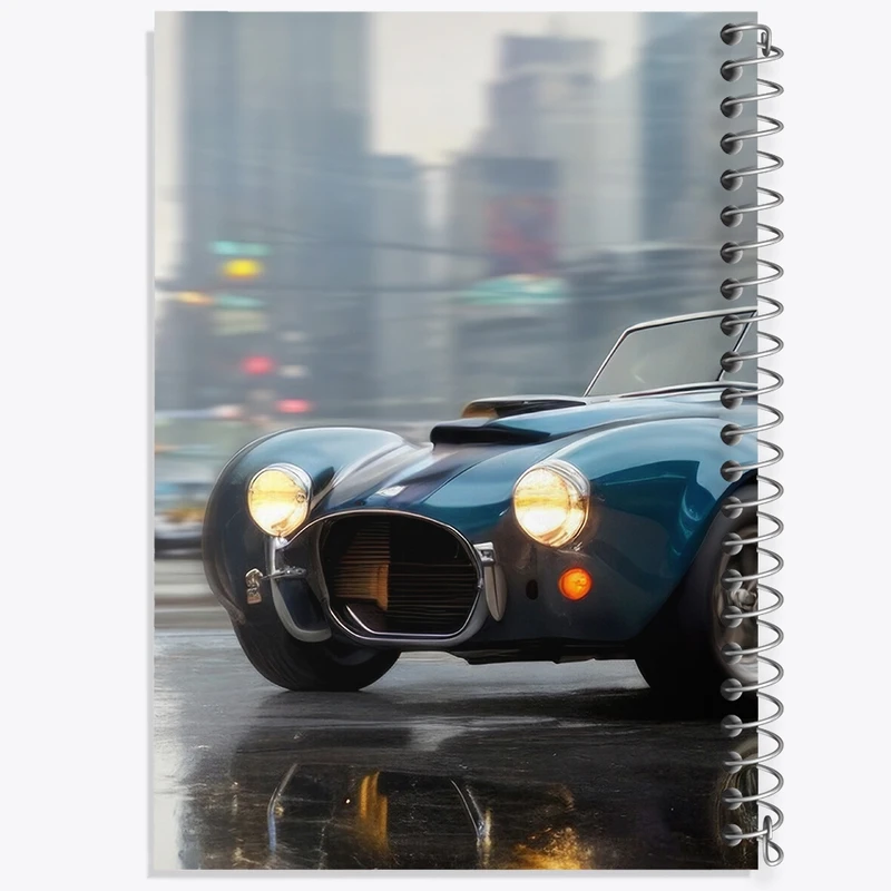 دفتر لیست خرید 50 برگ خندالو طرح ماشین کلاسیک کد F548