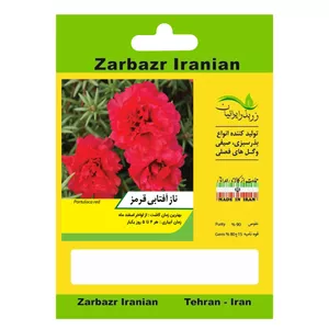 بذر گل ناز آفتابی قرمز زربذر ایرانیان کد ZBP-113