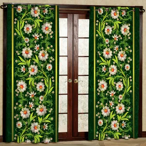 پرده مدل هازان پانچی کد 4256 سایز 140x200 سانتی متر