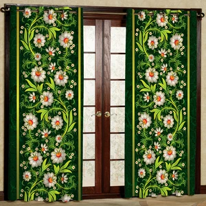 پرده مدل هازان پانچی کد 4256 سایز 140x200 سانتی متر