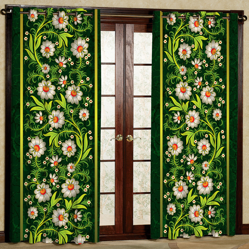 پرده مدل هازان پانچی کد 4256 سایز 140x200 سانتی متر