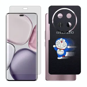 Glass Together model matte screen protector suitable for Honor X9c mobile phone with back cover sticker