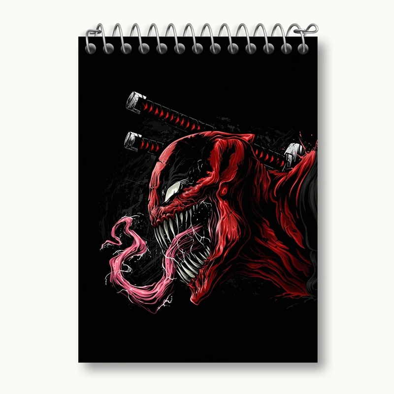دفتر یادداشت 50 برگ خندالو مدل ونوم Venom کد 27322
