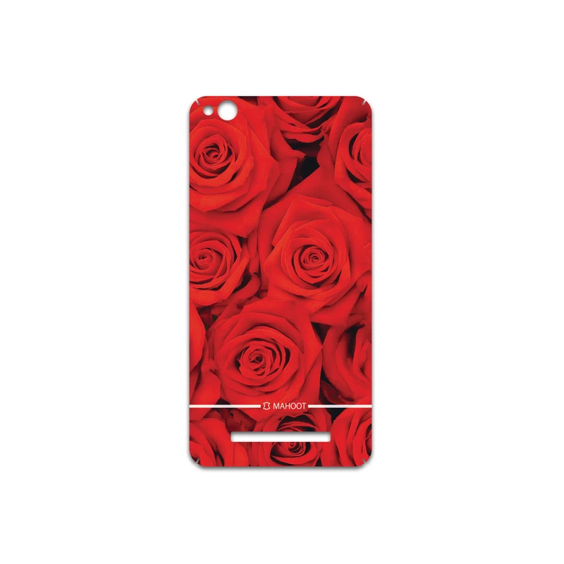 برچسب پوششی ماهوت مدل Red-Flower مناسب برای گوشی موبایل شیائومی Redmi 4A