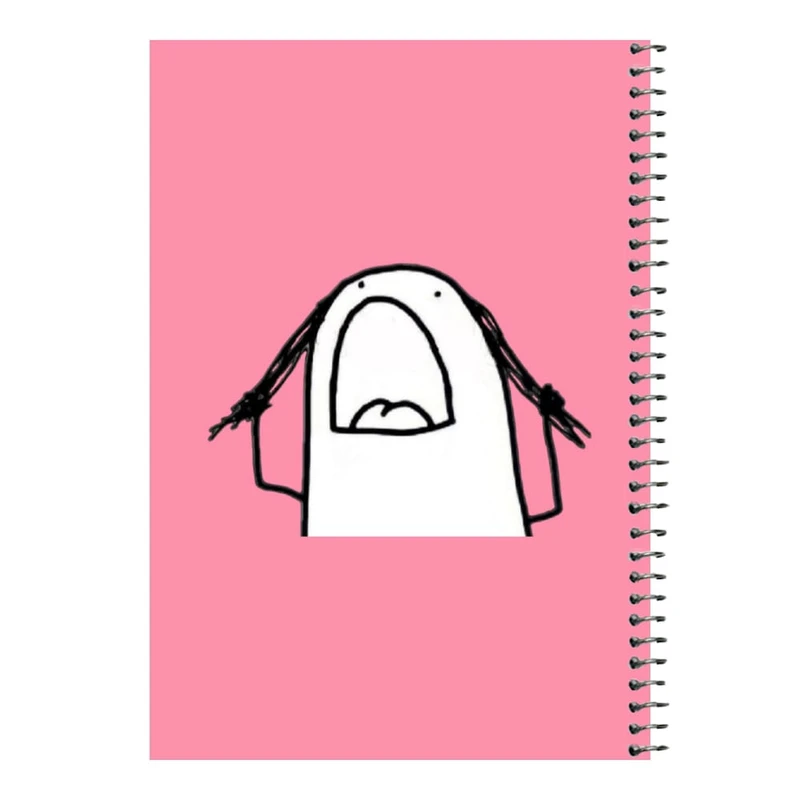 دفتر مشق 80 برگ اس جی مدل استیکر عصبانی   