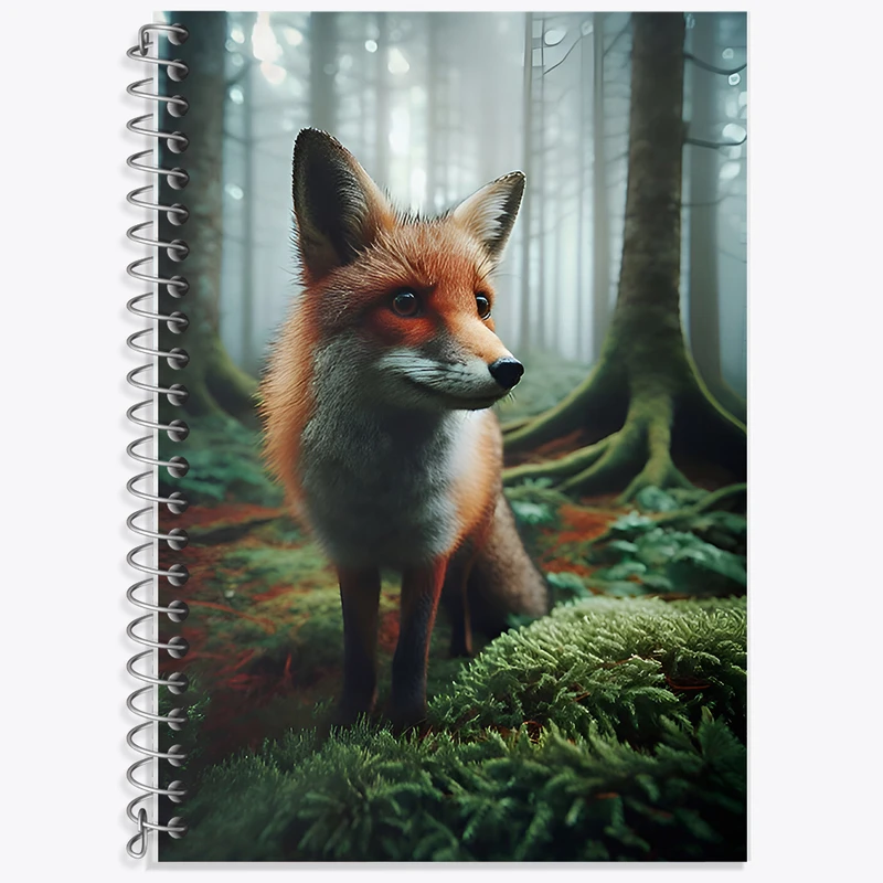 دفتر نت موسیقی 50 برگ خندالو طرح روباه کد F8018