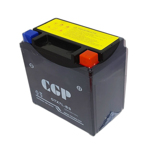 باتری موتورسیکلت سی جی پی مدل 12 V 7 A بلند مناسب برای موتور سیکلت هوندا 125