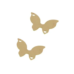 پلاک دستبند طرح پروانه مدل 002 بسته 2 عددی