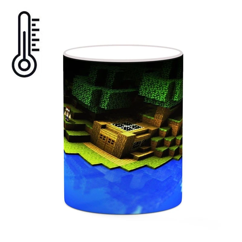 ماگ حرارتی کاکتی مدل بازی ماینکرفت Minecraft کد mgh29565