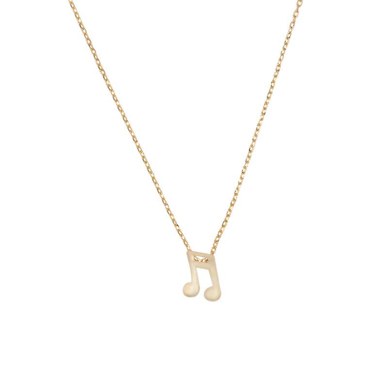 گردنبند طلا 18 عیار زنانه با طرح مینیمال طلاجات مدل 1014