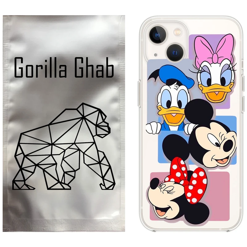 کاور گوریلا قاب مدل CLG کد 5 طرح عروسکی مناسب برای گوشی موبایل اپل iPhone 13 mini