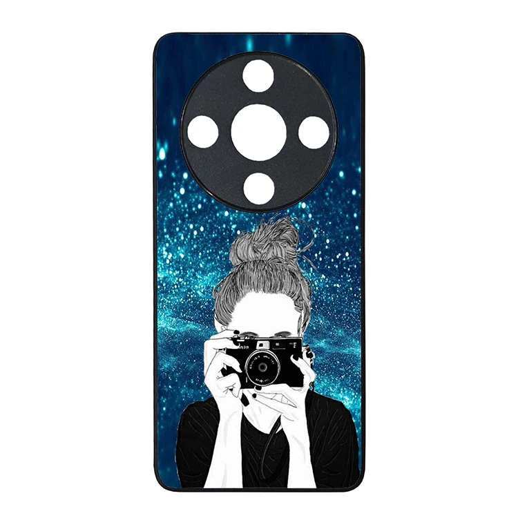 کاور گالری وبفر طرح دختر مناسب برای گوشی موبایل آنر x9b