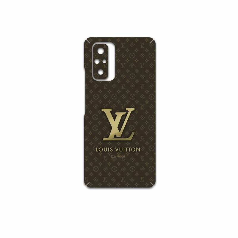 برچسب پوششی ماهوت مدل LOUIS-VUITTON-Logo مناسب برای گوشی موبایل شیائومی Redmi Note 10 Pro Max