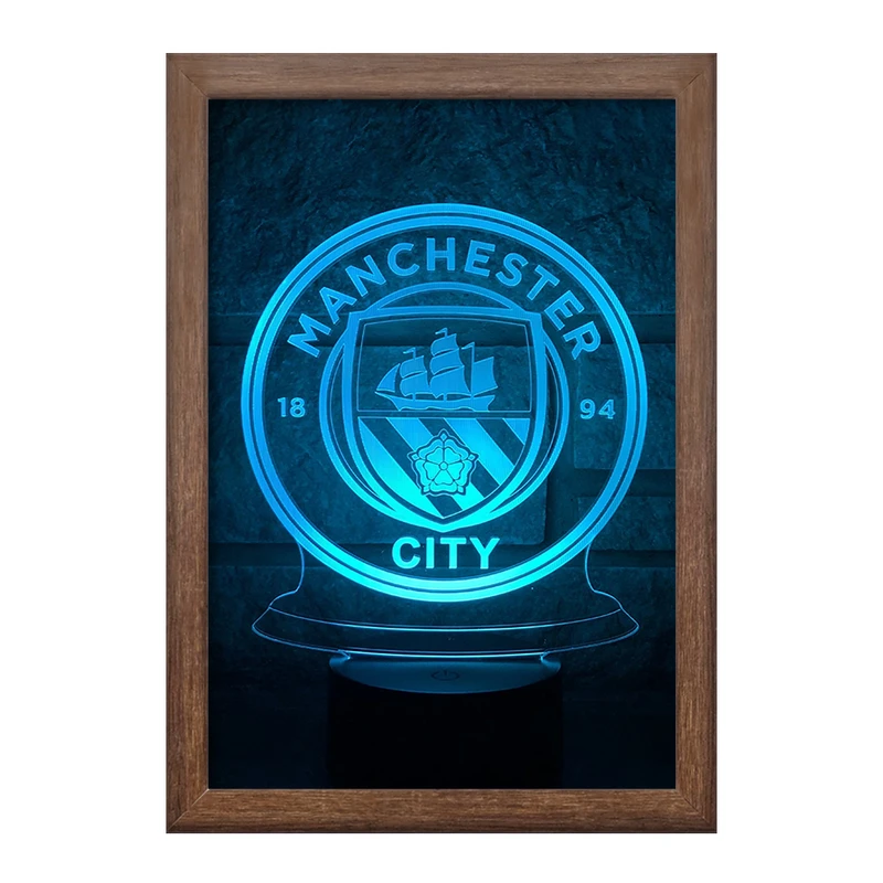 تابلو خندالو طرح باشگاه منچستر سیتی Manchester City  کد 2069