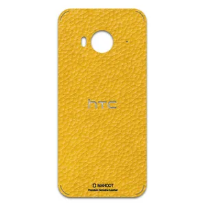 MAHOOT Mustard-Leather Cover Sticker for HTC One ME