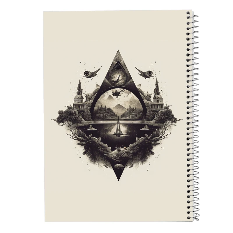 دفتر شطرنجی 50 برگ مدوپد مدل هری پاتر harrypotter کد DF10351