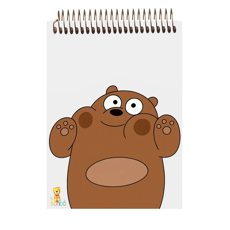 دفتر شطرنجی 100 برگ بانیبو مدل کارتونی کد 1214