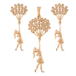 نیم ست زنانه ژوپینگ مدل دخترک و بادکنک کد M3298