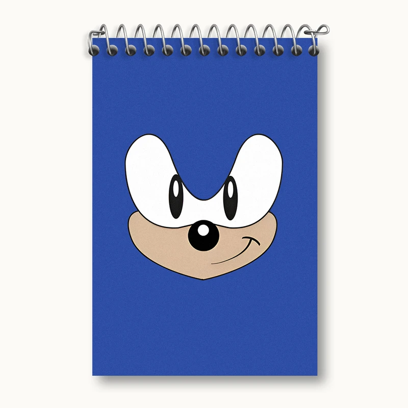 دفتر یادداشت 50 برگ خندالو طرح سونیک (Sonic) کد N5211